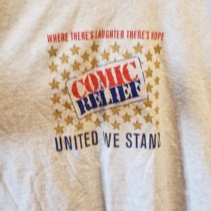 Vintage q-tees comic relief t shirt